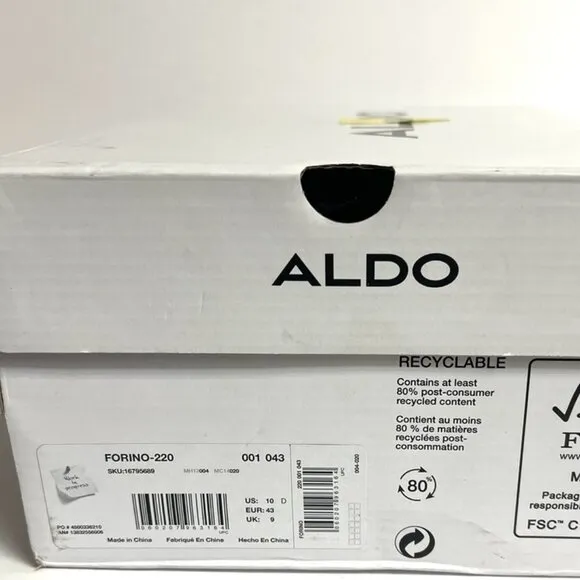 Aldo Men’s Forino Brown Slip-On Loafers, Size 10M