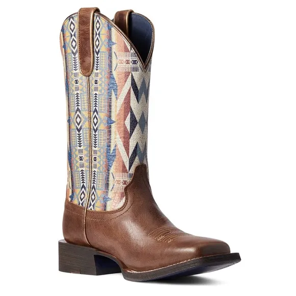 Ariat Pendleton Circuit Savanah Women’s Boots Brown/Multicolored 7.5