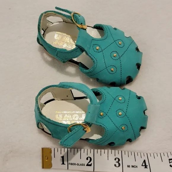 BUSTER BROWN Baby Anklestrap Maey Jane Leather Sandals Size 1