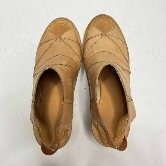 Camper Filippa leather wedge slingback sandals Women's Size EUR 39~ US 8.5