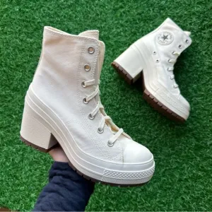 🎁Converse Chuck 70 De Luxe Heel Hi Egret