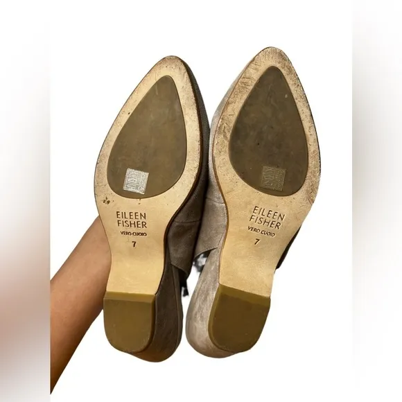 Eileen Fisher Shoes Eileen Fisher Gatwick Slingback Pumps Grey Size 7
