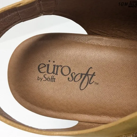 Eurosoft Finnly Wedge Sandals, Golden Yellow, Women's 10