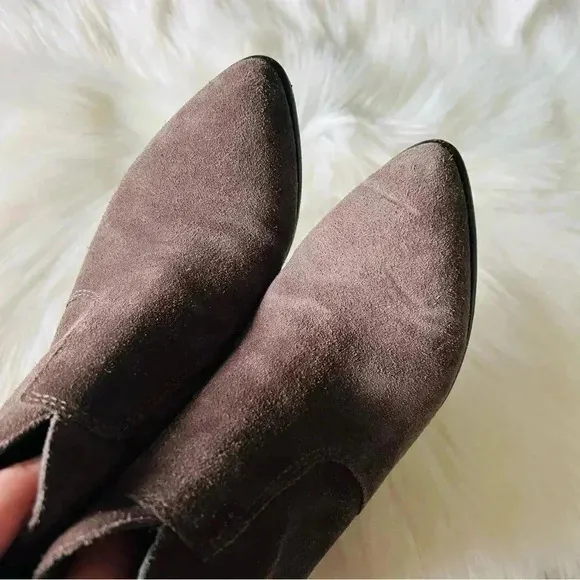 Frye Suede Leather Booties Shoes Sz 6