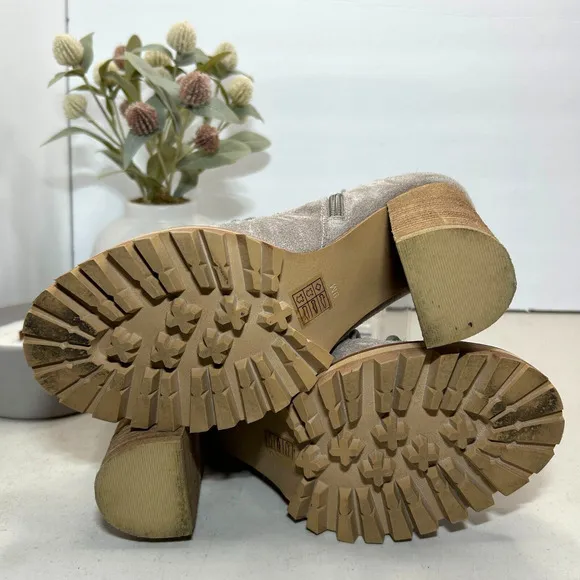 Jeffrey Campbell X Free People Cors Suede Lace Up Peep Toe Ankle Boots Women 9M
