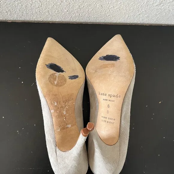 Kate Spade Women's Leandra Rhinestone Butterfly Heels Size 6