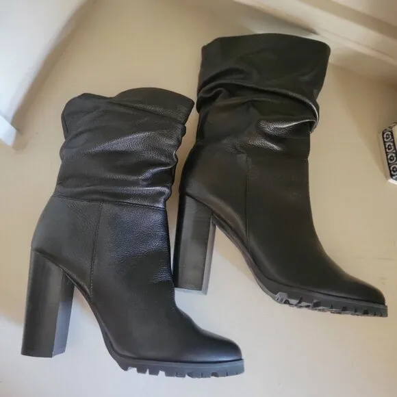 Katy Perry  The Raina  Black Slouchy Boots US SZ 8