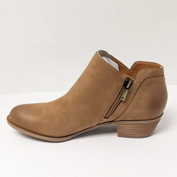 Lucky Brand Barlina Ankle Boots, Tan Leather, Women's 7.5