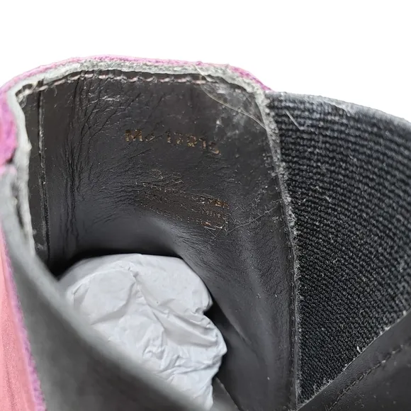Marc Joseph | NIB Williamsburg Bootie Wine Nubuck Leather Pull On Boots Girl 3.5