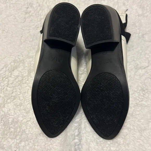 MIA Boots Nicky Black White Western Booties - Size 8.5