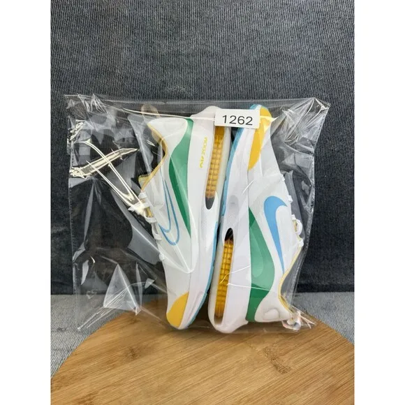 Nike Girls Air Zoom Arcadia 2 Size 6Y Shoes White Running Casual Sneakers