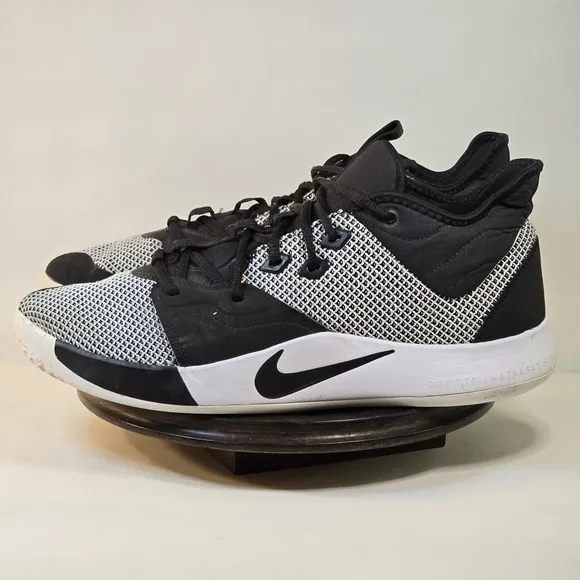 Nike PG 3 Monochrome Mens Size 12 Basketball Shoes Athletic Sneakers AO2607-002