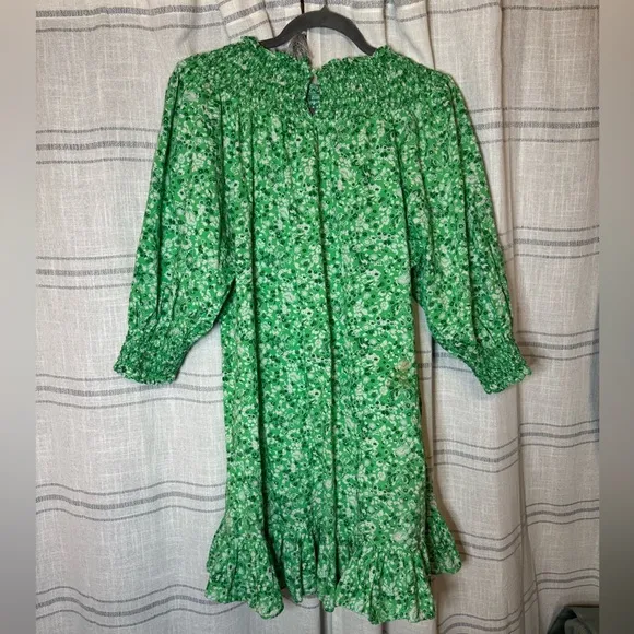 Rixo London Green Meadow Ditsy Azalea Dress Size Medium