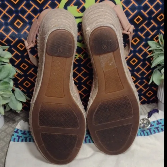 Tory Burch Bima Wedge Espadrille Sandals