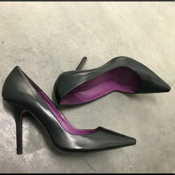 ZARA High Heel Stiletto 100% Leather Court Pumps